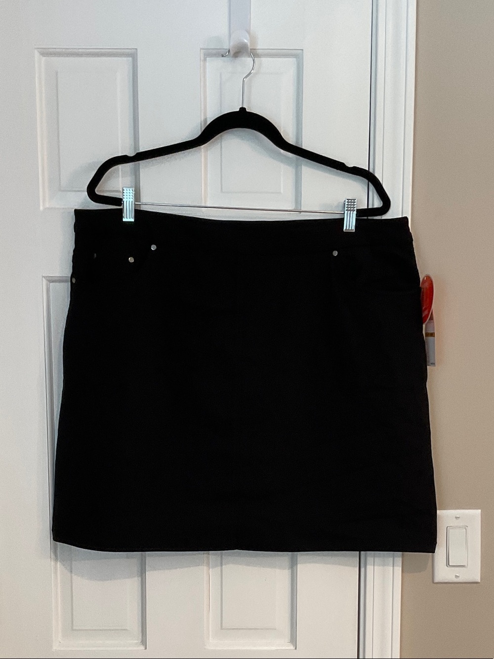 hearts of palm Black Mini Skort